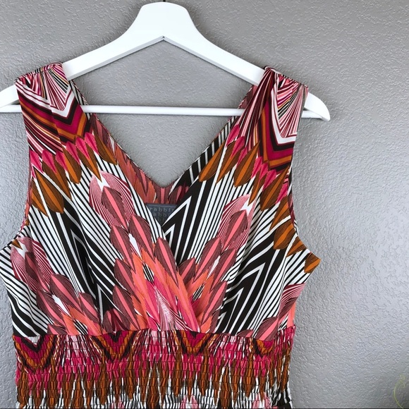 Rabbit Rabbit Rabbit Designs Abstract Print Dress Size 10 - Picture 5 of 6